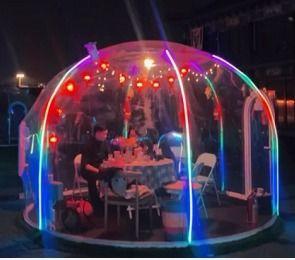 伦敦网红泡泡屋图片,梦幻泡泡中的时尚栖息地